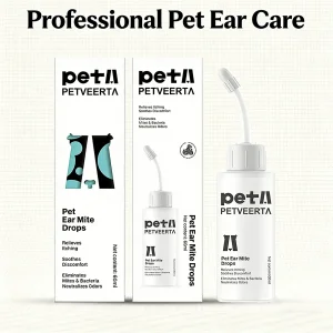 Professional Strength Pet Ear Cleaner for Effective Wax and Dirt Removal