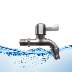 Durable and Minimalist Wall-Mounted Single Cold Water Faucet