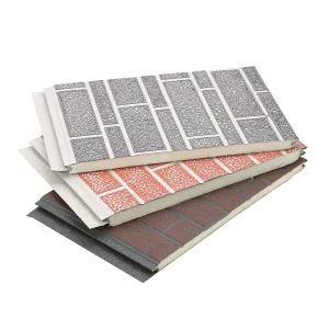 16mm 20mm Decorative PU Foam Sandwich Panel Insulated Metal Carved Exterior Wall Panel Sandwich