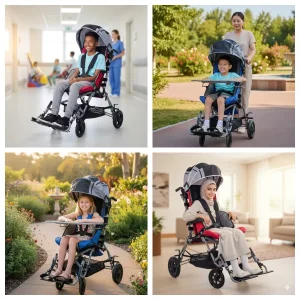 Children Recliner Wheelchair