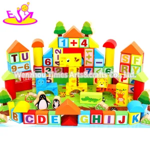 Amazon Best Sellers Wooden ABC Building Blocks