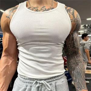 Pack of 3 Men's Casual Premium Ribbed Tank Tops