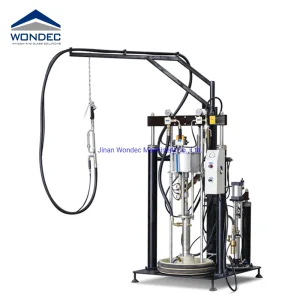 Two Component Sealant Coating Spreader Machine Insulating Glass Silicone Glue Extruder