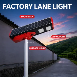 Storm Proof IP66 200W Solar Street Light