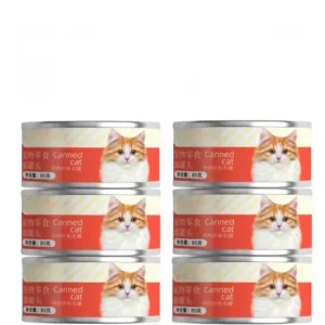 Complete Nutrition Wet Cat Food with Salmon and Rice in Gravy for Sensitive Skin and Stomach