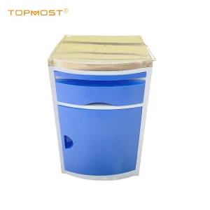 ABS Plastic Mobile Hospital Beside Cabinet Medical Bedside Locker