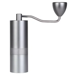 Manual Coffee Grinder Stainless Steel Conical Burr Aluminum Housing Adjustable Settings Ez31454