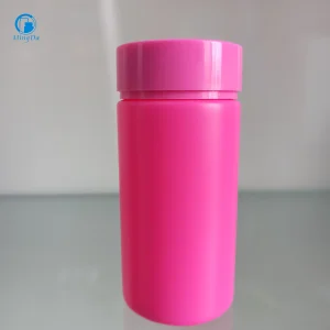 HDPE Cylindrical Probiotics Products Coq10 Calcium Capsules 300 500 750 Ml Bottle Beauty Support Vitamins Immune Products Colorful Big Containers