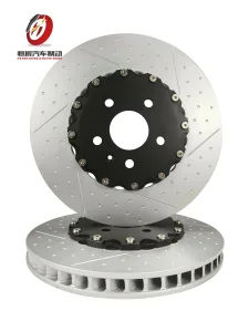 Auto Parts Original Upgraded Split 2-Piece Brake Disc Rotor for Cadillac Xt5 2.0t (28E) OE#13516726/13526775