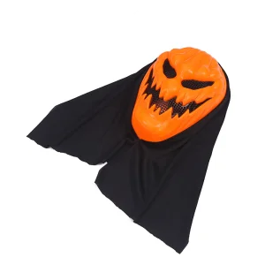 Party Horror Pumpkin Halloween Scary Masks for Women Men