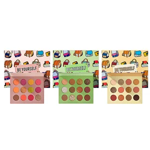 New Wholesale 12 Colors Square Palette ODM Matte Natural Waterproof Long Lasting Makeup Beauty Cosmetic Eye Shadow Private Label