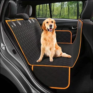 Waterproof Fordable Seat Protector Hammock Pets Dog Car Seat Cover Pet/dog Backseat Cover for Car Rear Back Seat