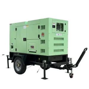 Mobile Power Station 150KW Silent Diesel Generator Trailer with Auto Start ATS 50/60Hz Wheels