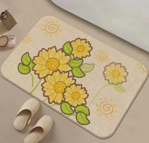 China Linen Floor Mats Bathroom Anti-slip Mats