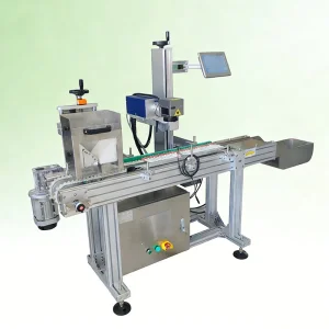 Automatic Vibratory Bowl Feeding &amp; UV Laser Marking System for Eyebrow Pencil Traceability