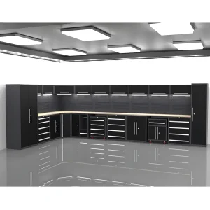 Heavy-Duty Workshop Garage Tool Chest Units Workbench Metal Furniture Combination Chest For Garage Storage Tool Cabinets System