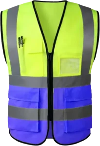 Reflective Safety Vest with Pockets