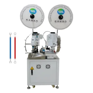 SA-St100 Factory Sell Full Automatic Wire Crimping Machine Cable Cutting and Stripping Terminal Crimp Equipment