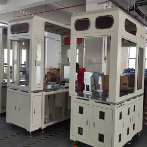 High Speed Dual Station Visual Hot Pressing Adhesive System