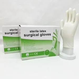 Luvas Cirúrgicas de Látex Brancas - Grau Médico, Tamanhos 6-8