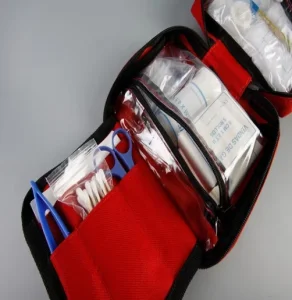 First Aid Kit with Elastic Bandage and Long-Lasting Compact Lightweight Design