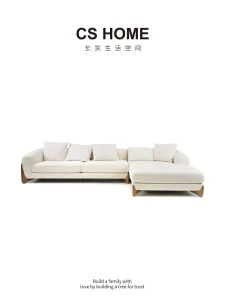 Modern Luxury Italian Style L Shape Sofa Set