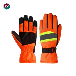Industrial Grade Fire Safety Gloves Heat &amp; Cut Resistant Heavy-Duty Protective Gear