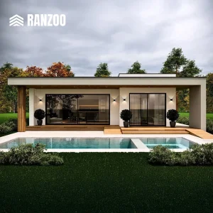 Estructura de estilo villa de instalación rápida RANZOO con resistencia a tifones y terremotos, hogar modular