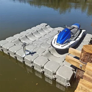 HDPE Floating Pontoon Bridge Cubes Plastic Modular Platform System for Boat Jetski Jetty