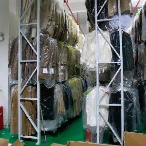 Shanghai Wholesale Industrial Multi-Level Steel Powder Coated Warehouse Rack Corrosion Protection Hanging Cloth