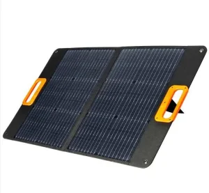 Panel Solar Fotovoltaico Plegable Impermeable Todo Negro 100W 150W 200W Panel Solar Portátil Panel Solar Plegable para Exterior