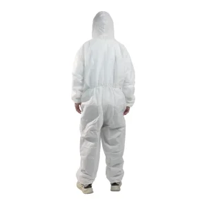Workwear Coverall Isolation Gown Protective Clothing Disposable Non-Woven Lab Coat 60g