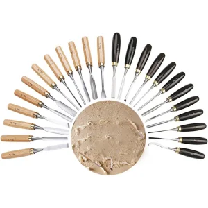 Complete Wood Carving Chisel Set for Hobbyists and Craftsmen