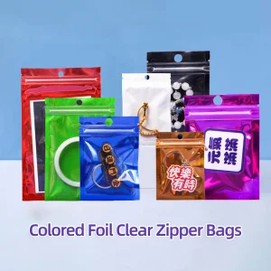 High Grade Clear Reusable Recyclable Stand-Up Pouch Customized Ziplock Packaging Bag for Candy Chocolate Sushi & Pet Food