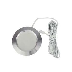 Modern 12V DC 3W LED Puck Light Warm White Aluminum Shell for Kitchen Counter Cabinet Lighting Product Category Cabinet Lights