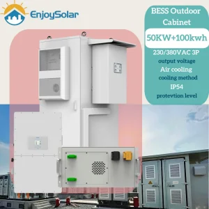 Gabinete Bess Externo com 50kw Inversor Híbrido para Empresas