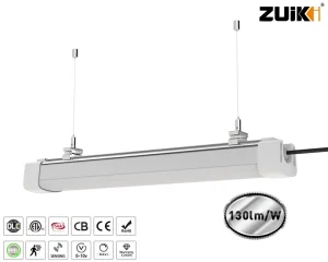Versatile Suspended Linear LED Light with Emergency Backup