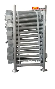 Ringlock O Ledger Steel Deck to Steel Deck-Connected to The Scaffold Platform on Both Sides