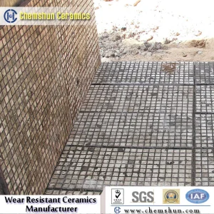 Ceramic Chute Liner with High Quality Alumina Ceramic Properties