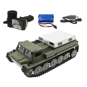 WPL E-1 1/16 GAZ-71 2.4G Tracked Troop Carrier Remote Control Vehicle RC Off-road Army Military Car Rock Crawler Trucks Toy
