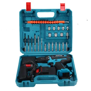 28V Portable Cordless Drill Multifunction Electric Hand Drill Kits Industrial Rechargeable Lithium Electric Screwdriver Set
