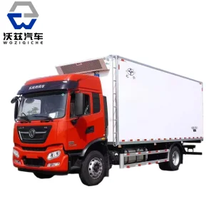 Cheap Price Dongfeng 4X2 6.8m Refrigerated Van Truck Refrigerated Delivery Van Truck