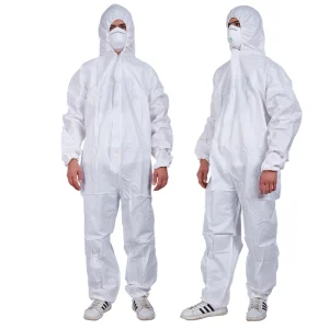 Overoles desechables impermeables ropa protectora M-3XL para hospital, laboratorio, sala limpia, industria química