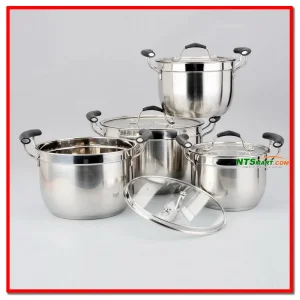 8PCS Stainless Steel Cookware, Non Stick Cookware, Commercial Cookware
