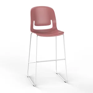 Modern Minimalist Metal Frame Bar Stools