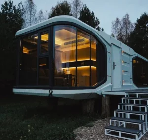 Casa modular off-grid sostenible