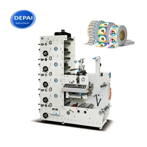Small Multicolor Label Cutting Flexographic Printing Machine For Card Paper Bag Printing Machine