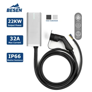 Wallbox EV Charger 22kw 32A Reliable Wall-Mounted Charging Solution with RCD Type a + 6mA DC