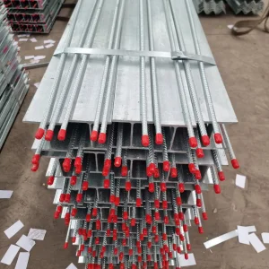 Q355/Q235 Hot DIP Galvanized Welding Retaining Wall Column Welding Rebar 100UC/ 150UC/200UC/Post