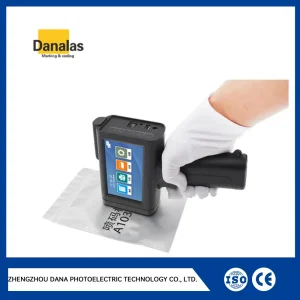 Portable Mini Handheld Tij Printer Storage 600dpi Resolution